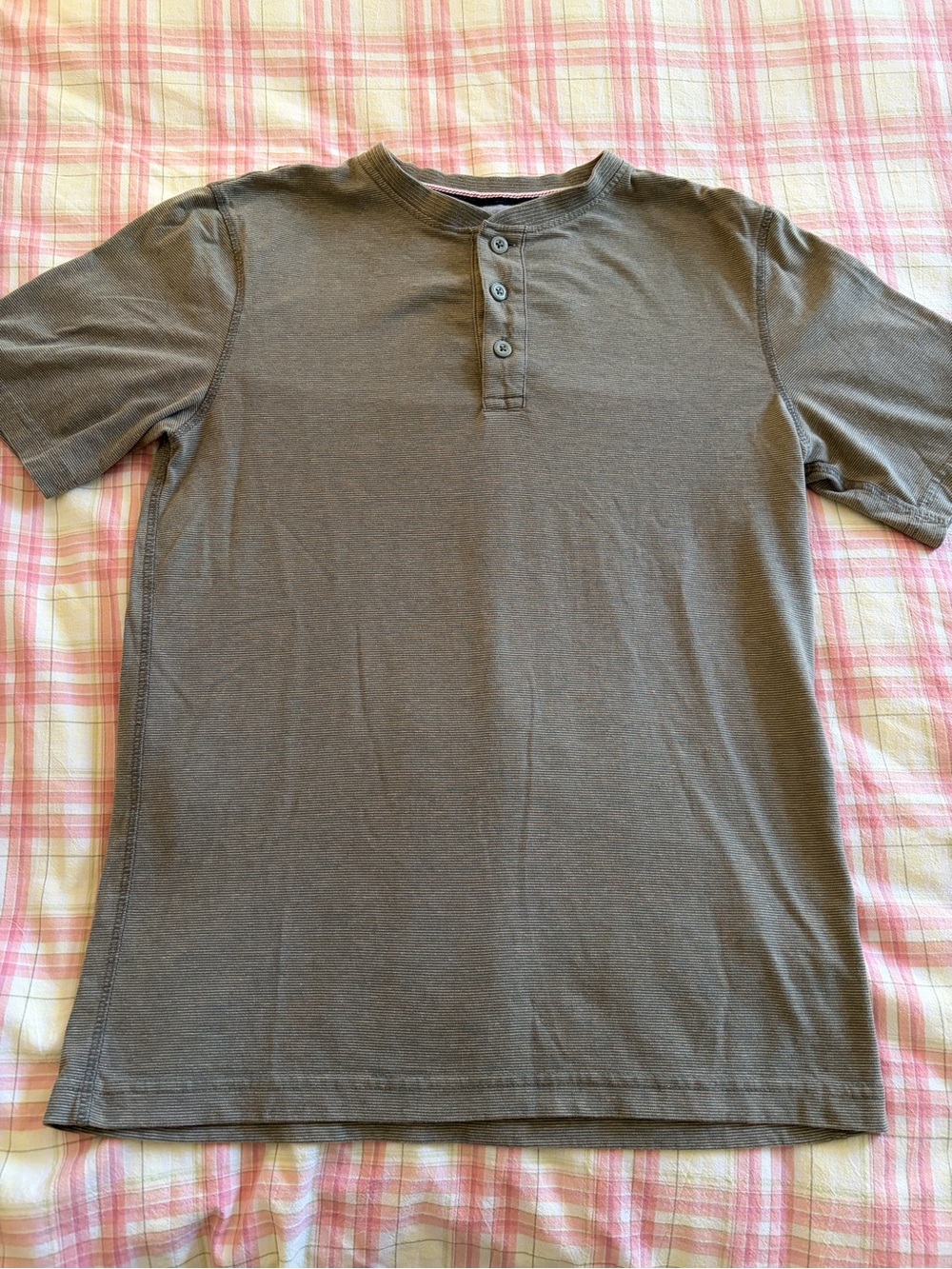 Weatherproof Vintage Striped Henley T-Shirt